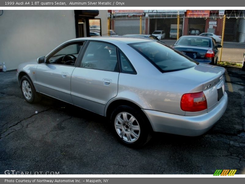 Aluminum Silver Metallic / Onyx 1999 Audi A4 1.8T quattro Sedan