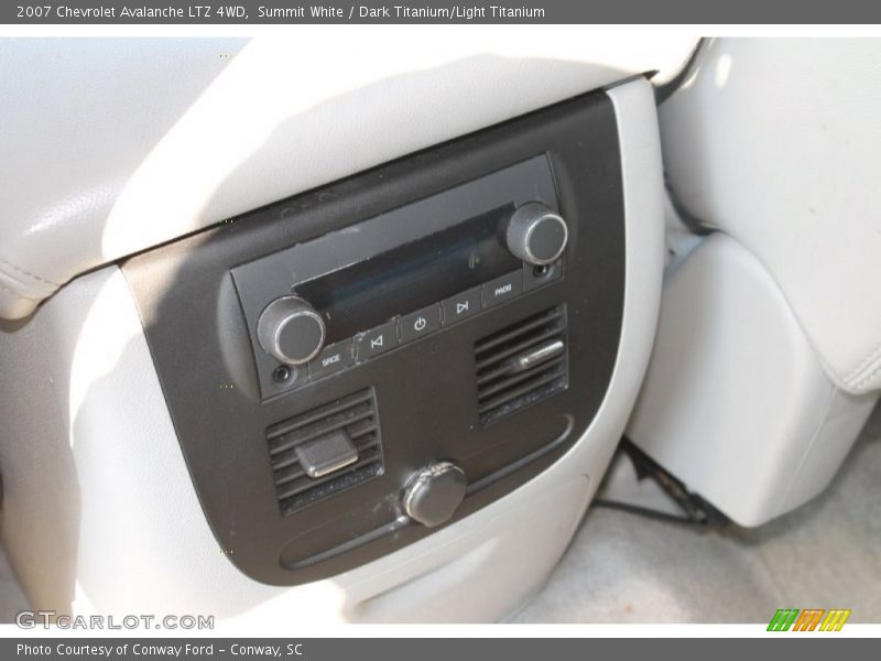 Summit White / Dark Titanium/Light Titanium 2007 Chevrolet Avalanche LTZ 4WD