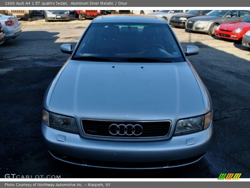 Aluminum Silver Metallic / Onyx 1999 Audi A4 1.8T quattro Sedan