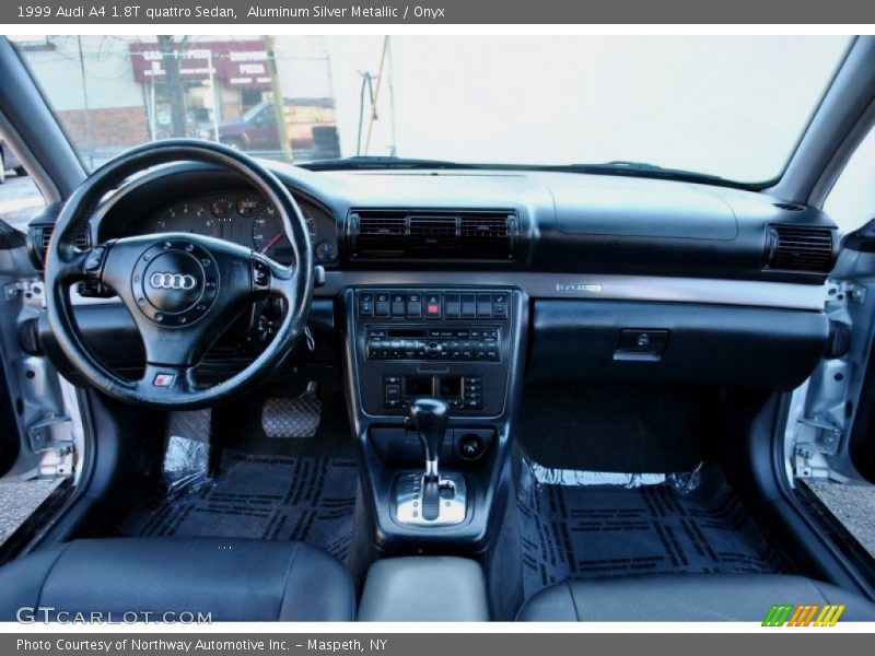 Aluminum Silver Metallic / Onyx 1999 Audi A4 1.8T quattro Sedan