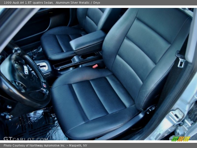 Aluminum Silver Metallic / Onyx 1999 Audi A4 1.8T quattro Sedan