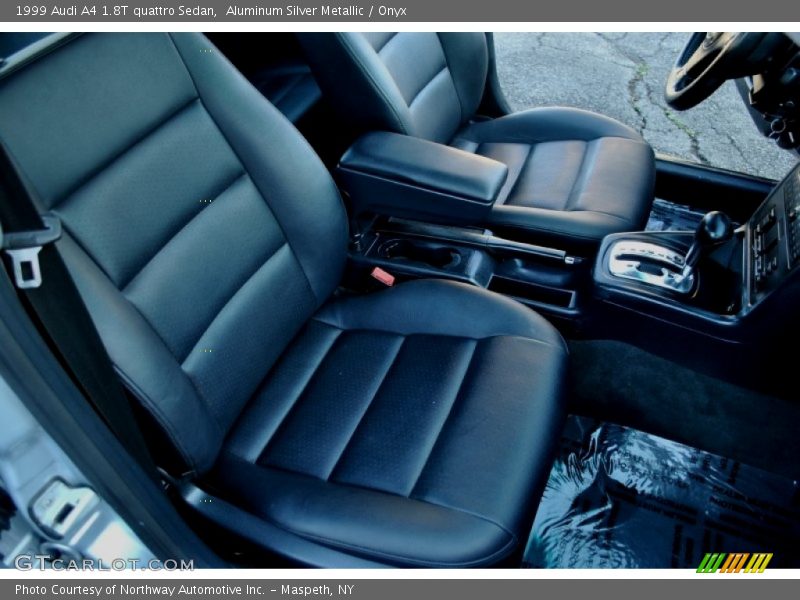 Aluminum Silver Metallic / Onyx 1999 Audi A4 1.8T quattro Sedan
