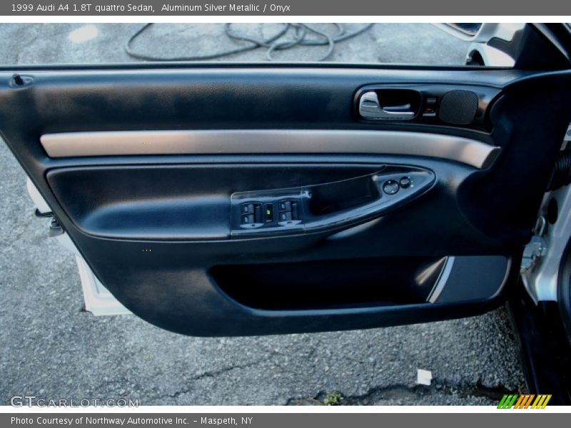 Aluminum Silver Metallic / Onyx 1999 Audi A4 1.8T quattro Sedan