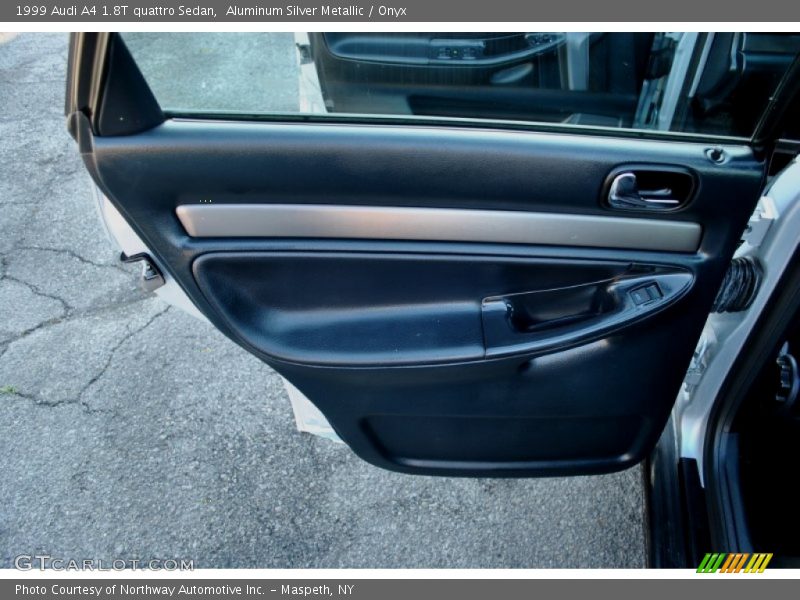 Aluminum Silver Metallic / Onyx 1999 Audi A4 1.8T quattro Sedan