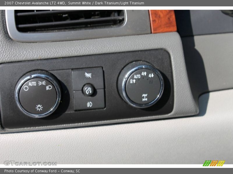 Summit White / Dark Titanium/Light Titanium 2007 Chevrolet Avalanche LTZ 4WD