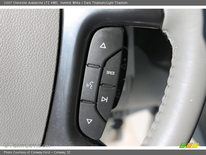 Summit White / Dark Titanium/Light Titanium 2007 Chevrolet Avalanche LTZ 4WD