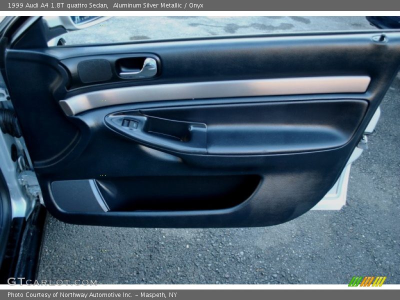 Aluminum Silver Metallic / Onyx 1999 Audi A4 1.8T quattro Sedan