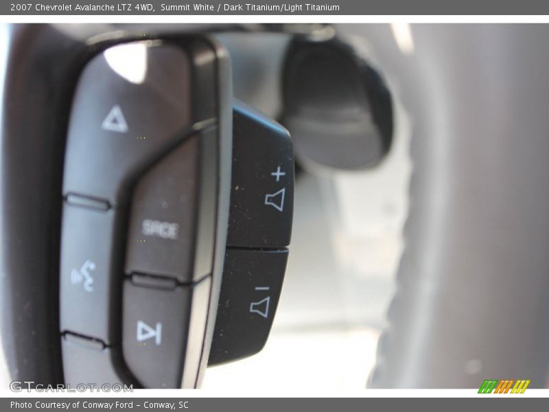 Summit White / Dark Titanium/Light Titanium 2007 Chevrolet Avalanche LTZ 4WD