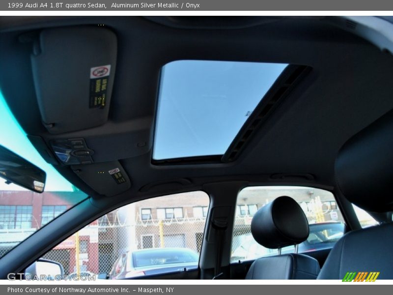 Aluminum Silver Metallic / Onyx 1999 Audi A4 1.8T quattro Sedan