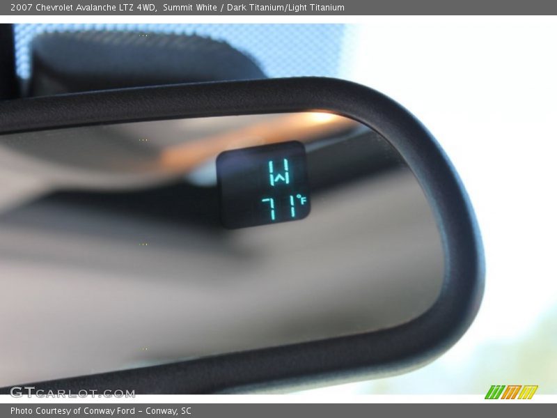 Summit White / Dark Titanium/Light Titanium 2007 Chevrolet Avalanche LTZ 4WD