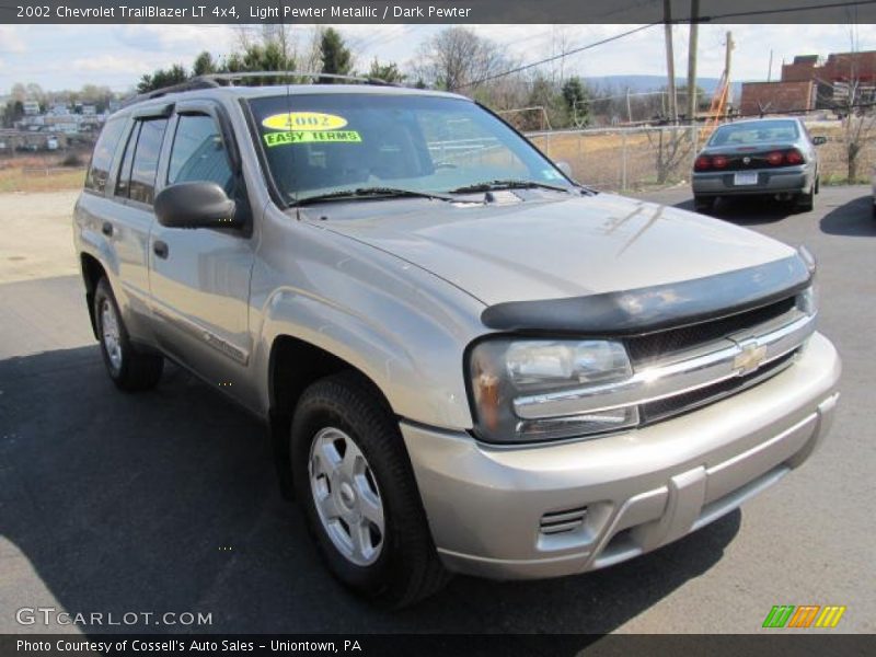 Light Pewter Metallic / Dark Pewter 2002 Chevrolet TrailBlazer LT 4x4