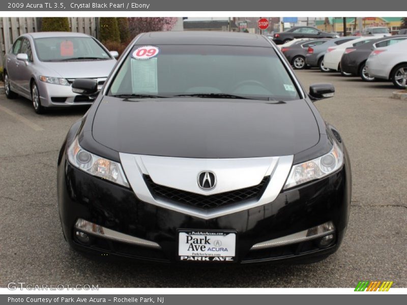 Crystal Black Pearl / Ebony 2009 Acura TL 3.5