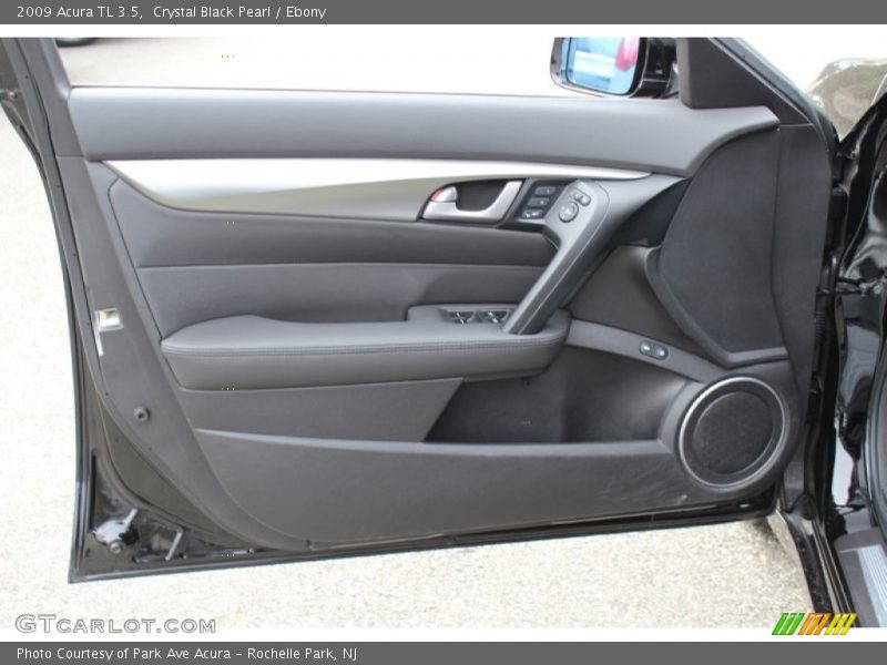 Crystal Black Pearl / Ebony 2009 Acura TL 3.5