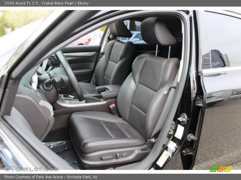 Crystal Black Pearl / Ebony 2009 Acura TL 3.5