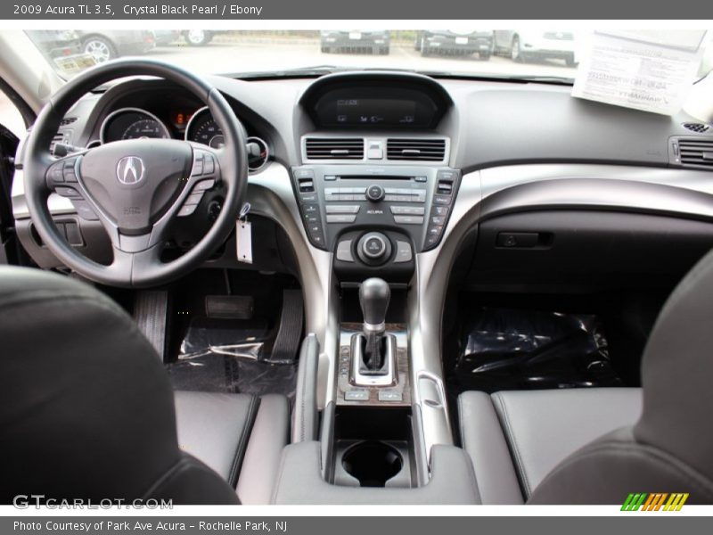 Crystal Black Pearl / Ebony 2009 Acura TL 3.5