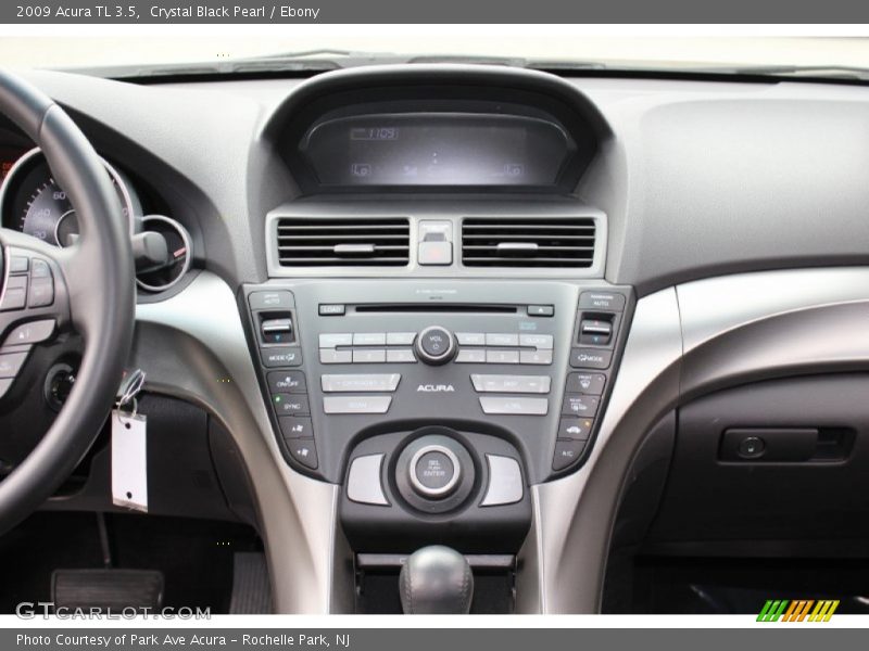 Crystal Black Pearl / Ebony 2009 Acura TL 3.5