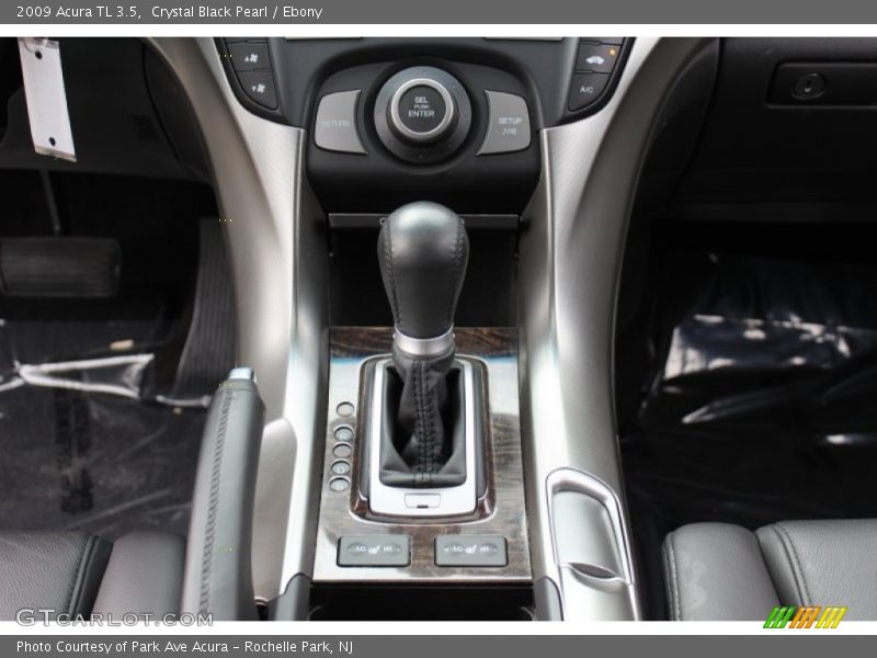 Crystal Black Pearl / Ebony 2009 Acura TL 3.5