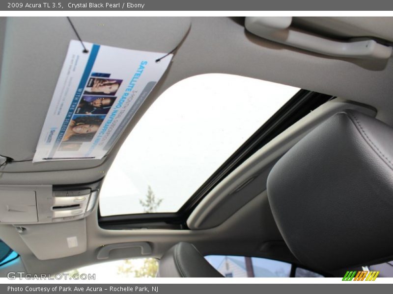 Crystal Black Pearl / Ebony 2009 Acura TL 3.5