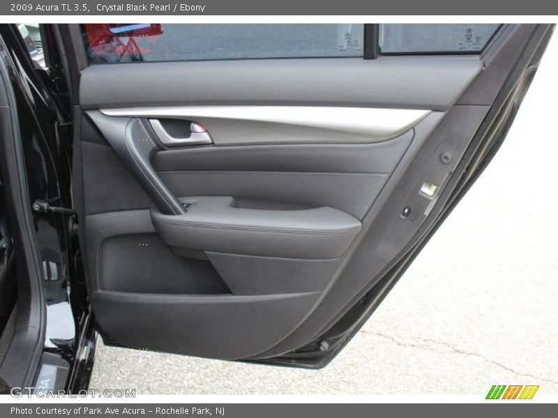 Crystal Black Pearl / Ebony 2009 Acura TL 3.5