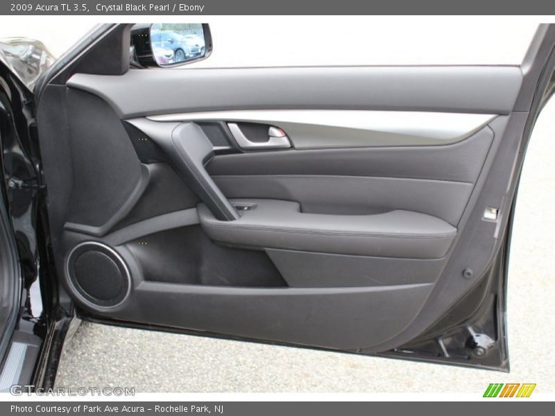 Crystal Black Pearl / Ebony 2009 Acura TL 3.5