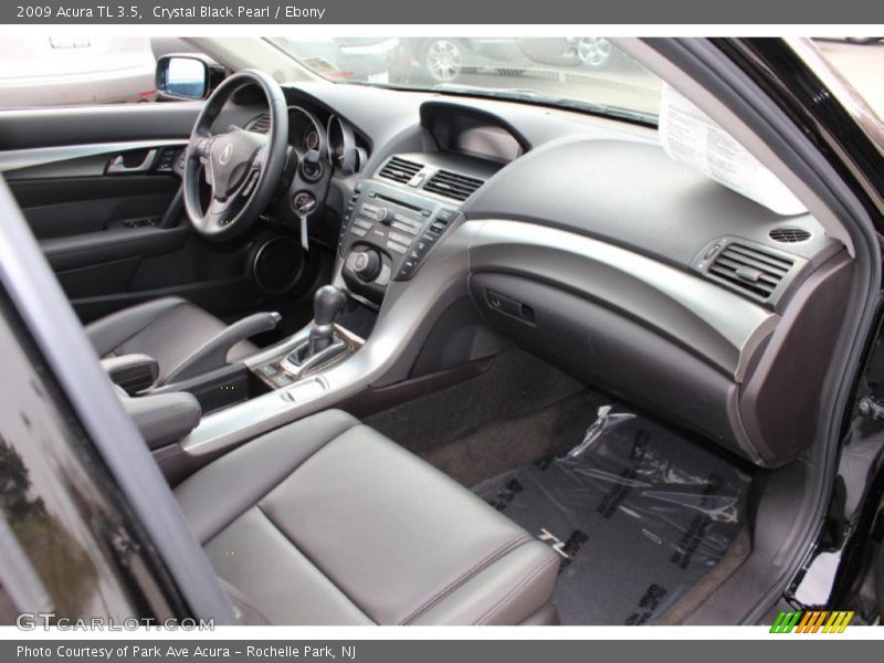 Crystal Black Pearl / Ebony 2009 Acura TL 3.5