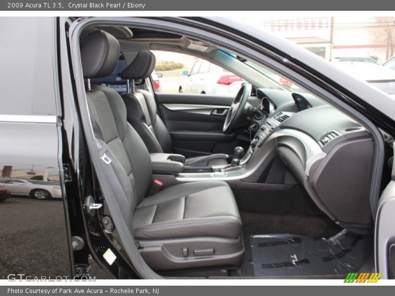 Crystal Black Pearl / Ebony 2009 Acura TL 3.5
