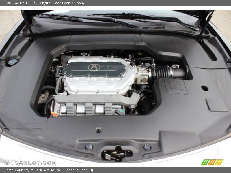 Crystal Black Pearl / Ebony 2009 Acura TL 3.5