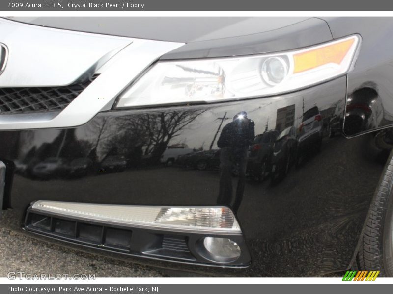 Crystal Black Pearl / Ebony 2009 Acura TL 3.5
