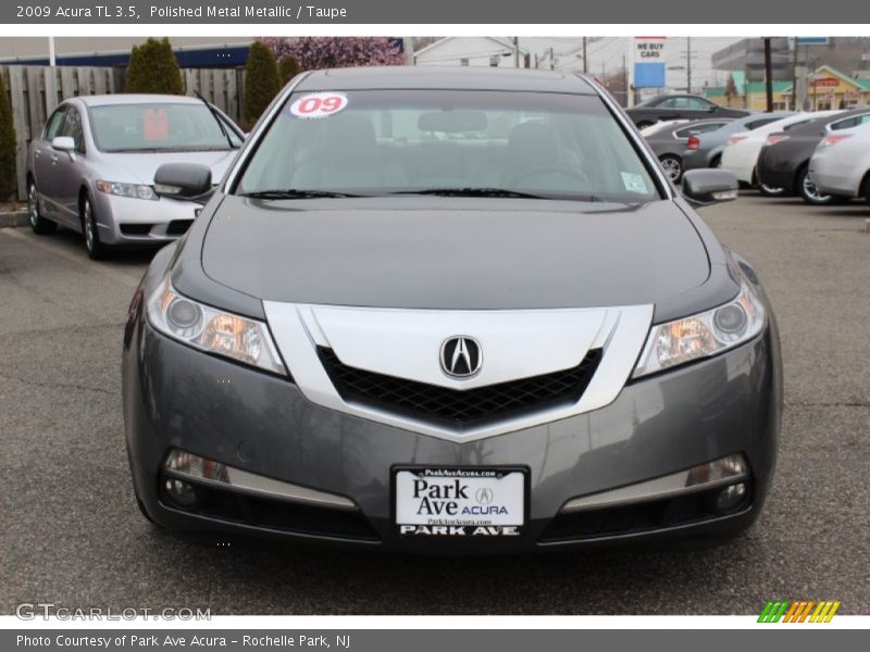 Polished Metal Metallic / Taupe 2009 Acura TL 3.5