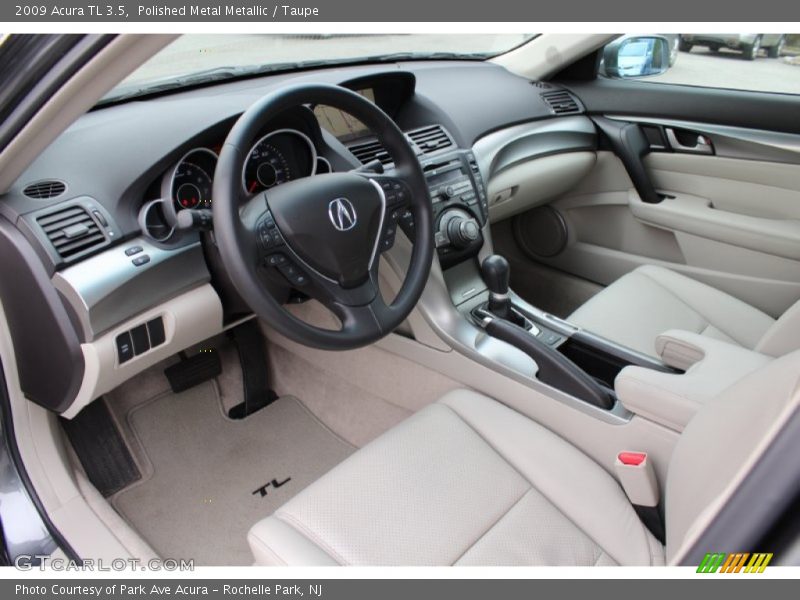 Polished Metal Metallic / Taupe 2009 Acura TL 3.5