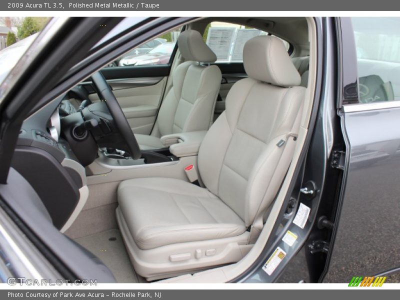 Polished Metal Metallic / Taupe 2009 Acura TL 3.5