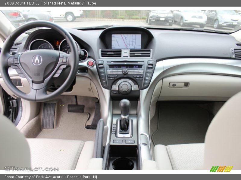 Polished Metal Metallic / Taupe 2009 Acura TL 3.5