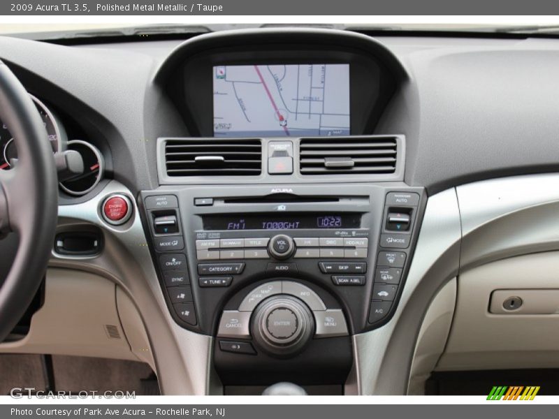 Polished Metal Metallic / Taupe 2009 Acura TL 3.5