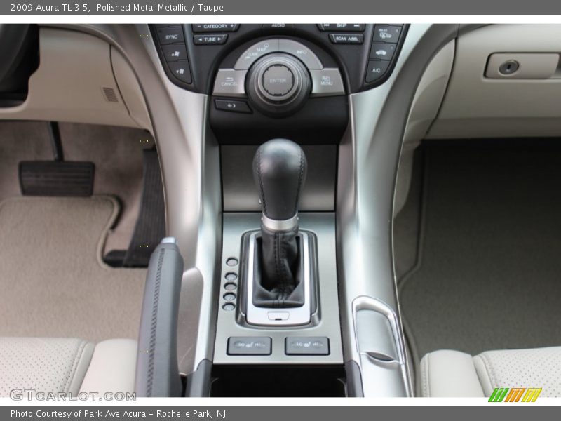 Polished Metal Metallic / Taupe 2009 Acura TL 3.5