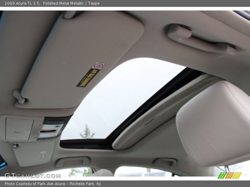 Polished Metal Metallic / Taupe 2009 Acura TL 3.5