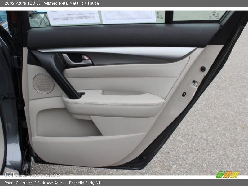 Polished Metal Metallic / Taupe 2009 Acura TL 3.5