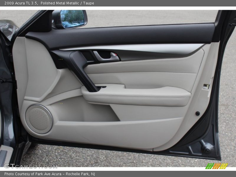Polished Metal Metallic / Taupe 2009 Acura TL 3.5