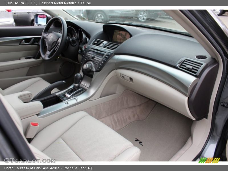 Polished Metal Metallic / Taupe 2009 Acura TL 3.5