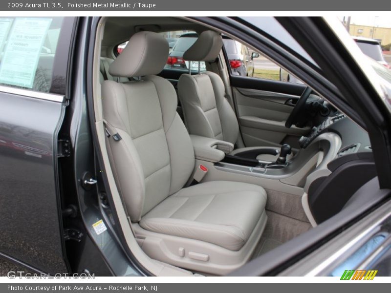 Polished Metal Metallic / Taupe 2009 Acura TL 3.5