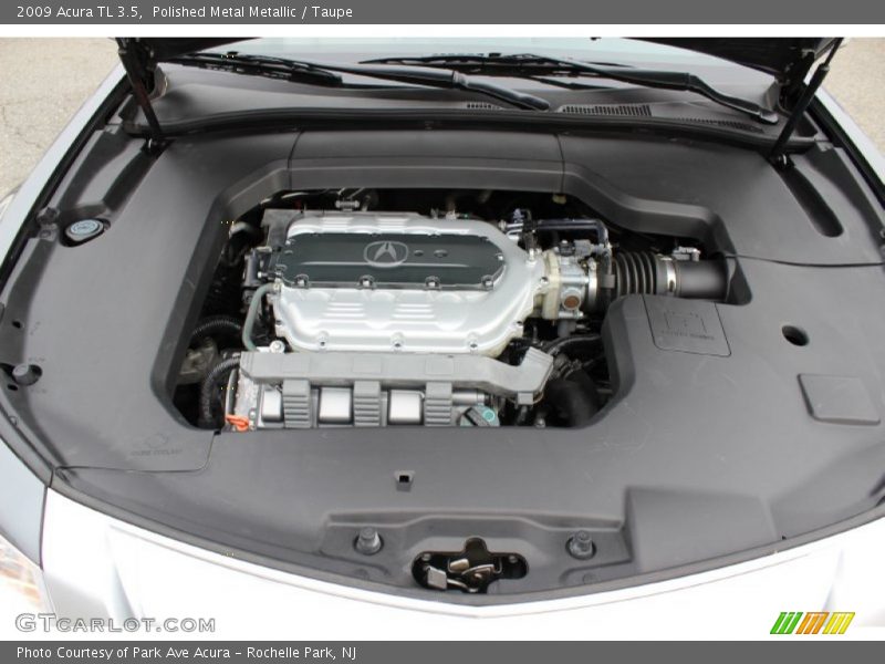 Polished Metal Metallic / Taupe 2009 Acura TL 3.5