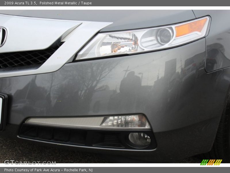 Polished Metal Metallic / Taupe 2009 Acura TL 3.5