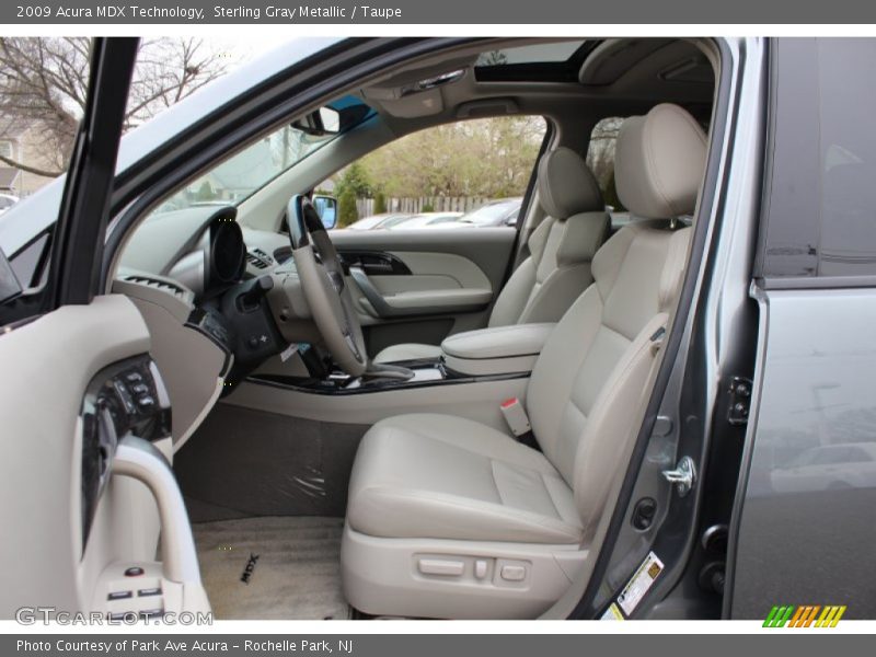  2009 MDX Technology Taupe Interior