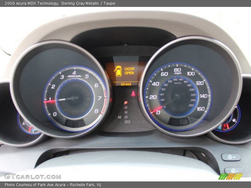  2009 MDX Technology Technology Gauges