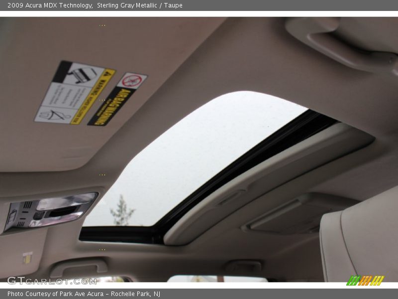 Sunroof of 2009 MDX Technology