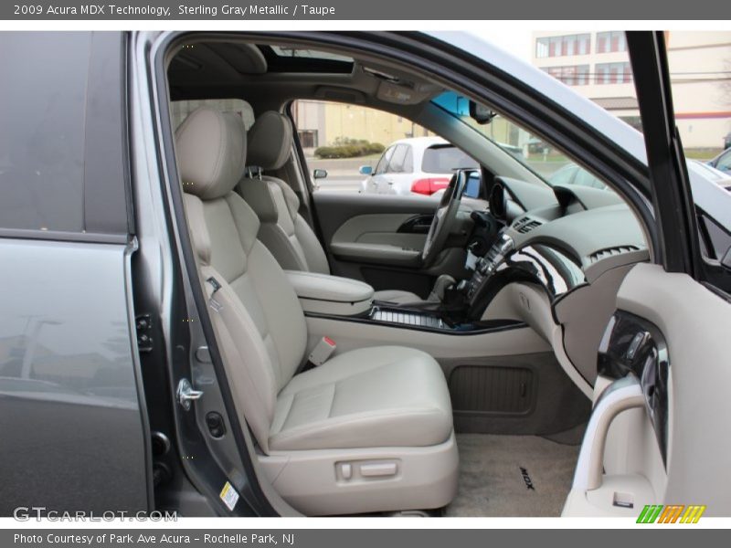 Sterling Gray Metallic / Taupe 2009 Acura MDX Technology