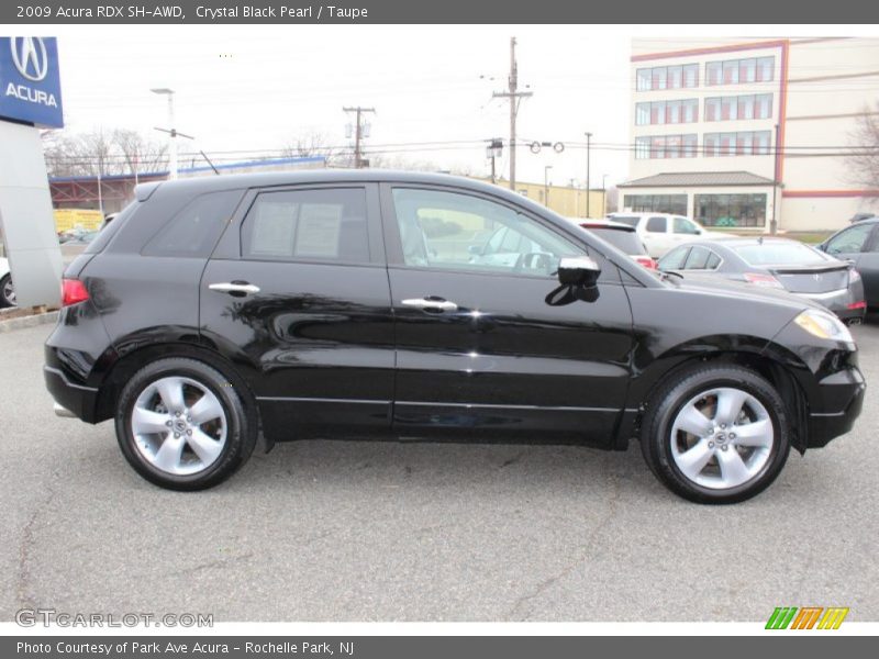 Crystal Black Pearl / Taupe 2009 Acura RDX SH-AWD