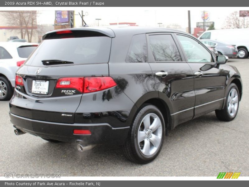 Crystal Black Pearl / Taupe 2009 Acura RDX SH-AWD