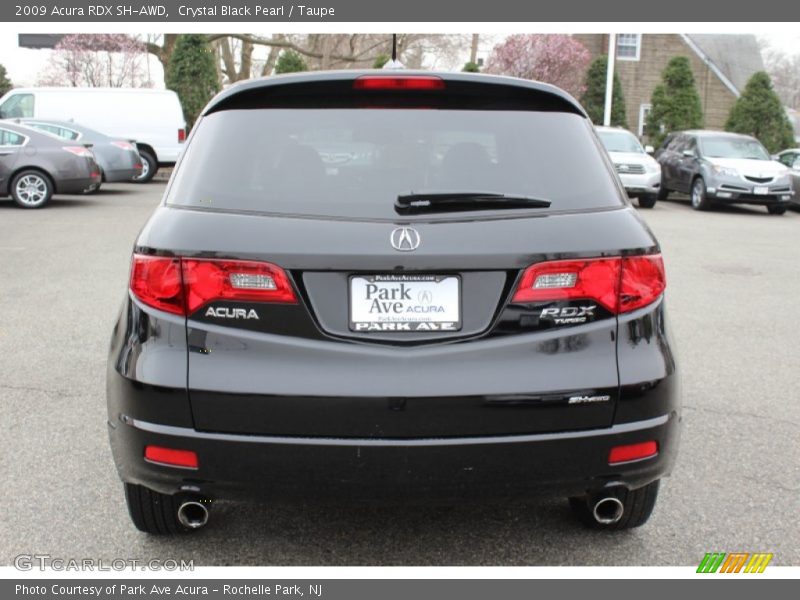 Crystal Black Pearl / Taupe 2009 Acura RDX SH-AWD