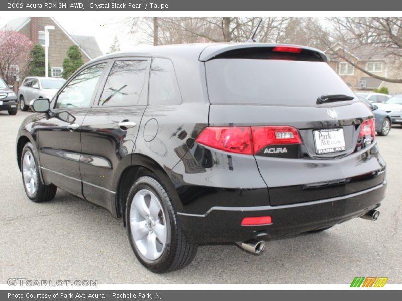 Crystal Black Pearl / Taupe 2009 Acura RDX SH-AWD