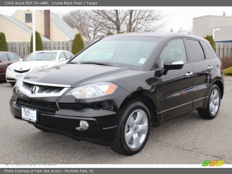 Crystal Black Pearl / Taupe 2009 Acura RDX SH-AWD